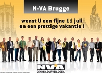 N-VA Brugge wenst u een fijne 11 juli en een prettige vakantie !